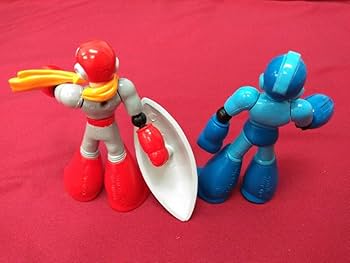 Amazon.co.jp: 2点 カプコンロックマン ブルース フィギュア 青